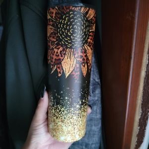 20oz skinny Sunflower Tumbler